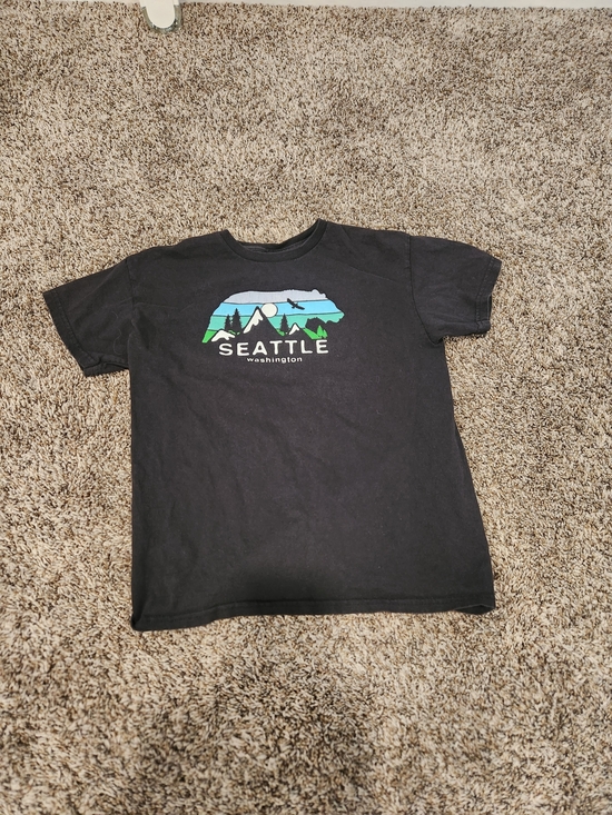 Other - Seattle Graphic Black Boys T‑Shirt
